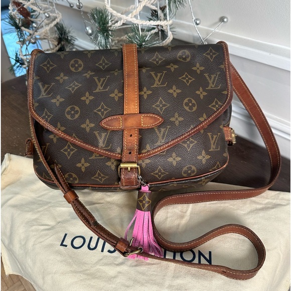 FINAL PRICE DROP✅Vintage Louis Vuitton satchel saumur 30 - Picture 1 of 17